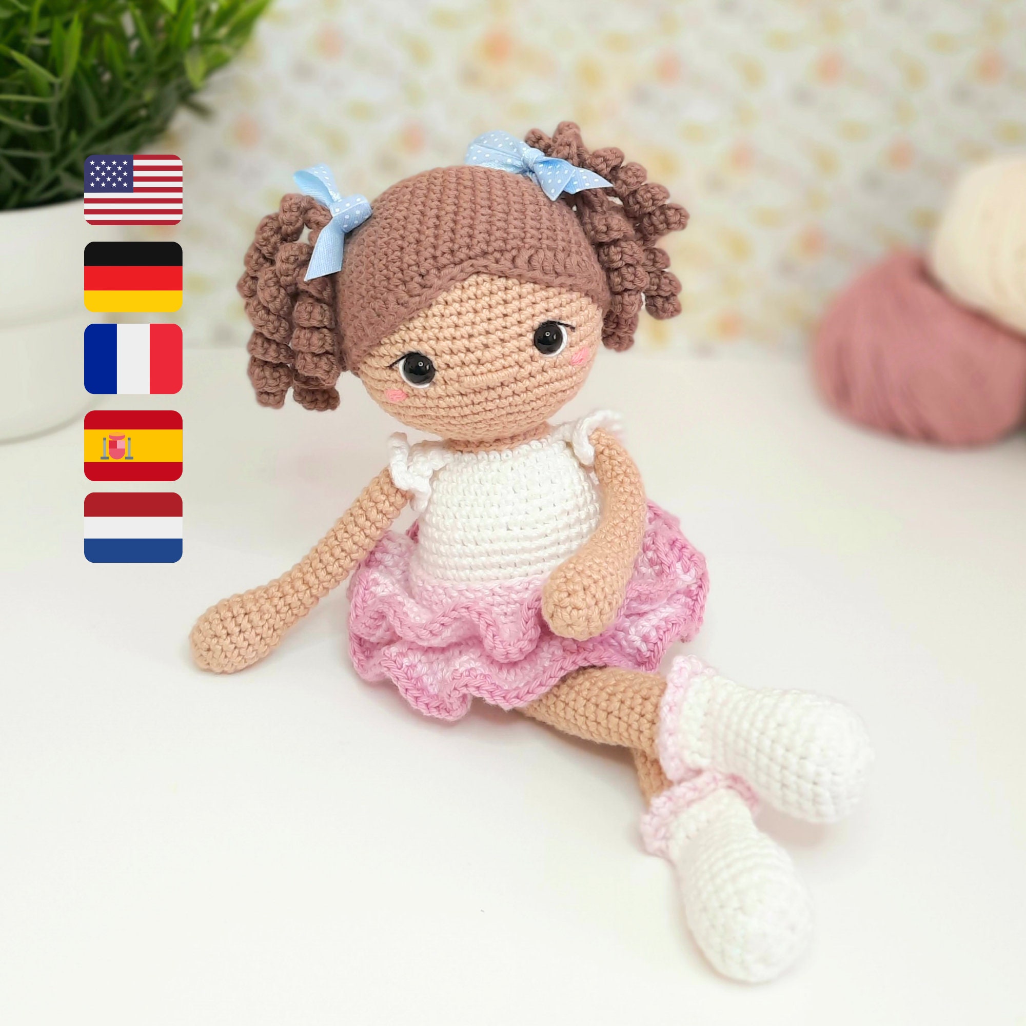 Autumn Crochet Doll PDF Amigurumi Free Pattern - Lovelycraft