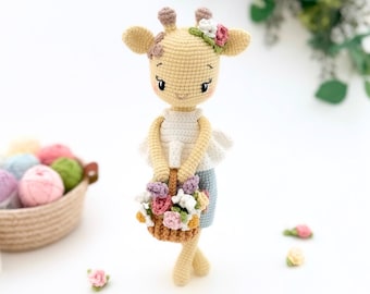 Crochet Giraffe Pattern, Amigurumi Giraffe Pattern: Angelica the Giraffe PDF Pattern