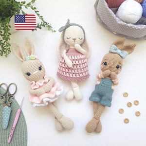 Schema uncinetto coniglietto, schema coniglietto amigurumi, schemi uncinetto amigurumi, bundle schemi uncinetto, schemi coniglietto carini PDF