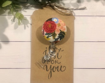 Wildwood Garden Party Rifle Paper Co. Badge Reel