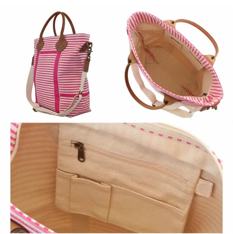 Monogrammed Canvas Flight Bag