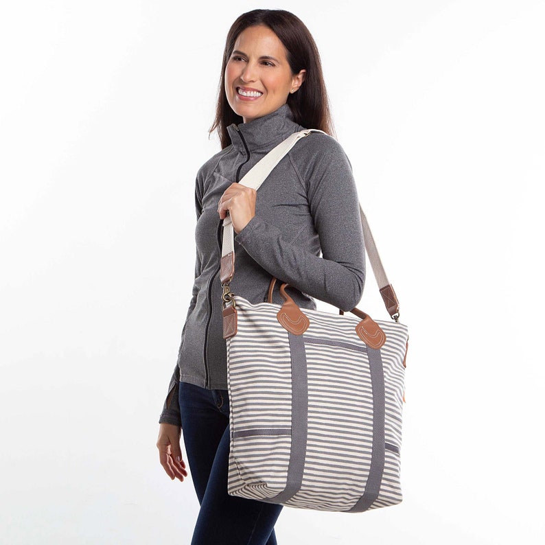 Monogrammed Canvas Flight Bag