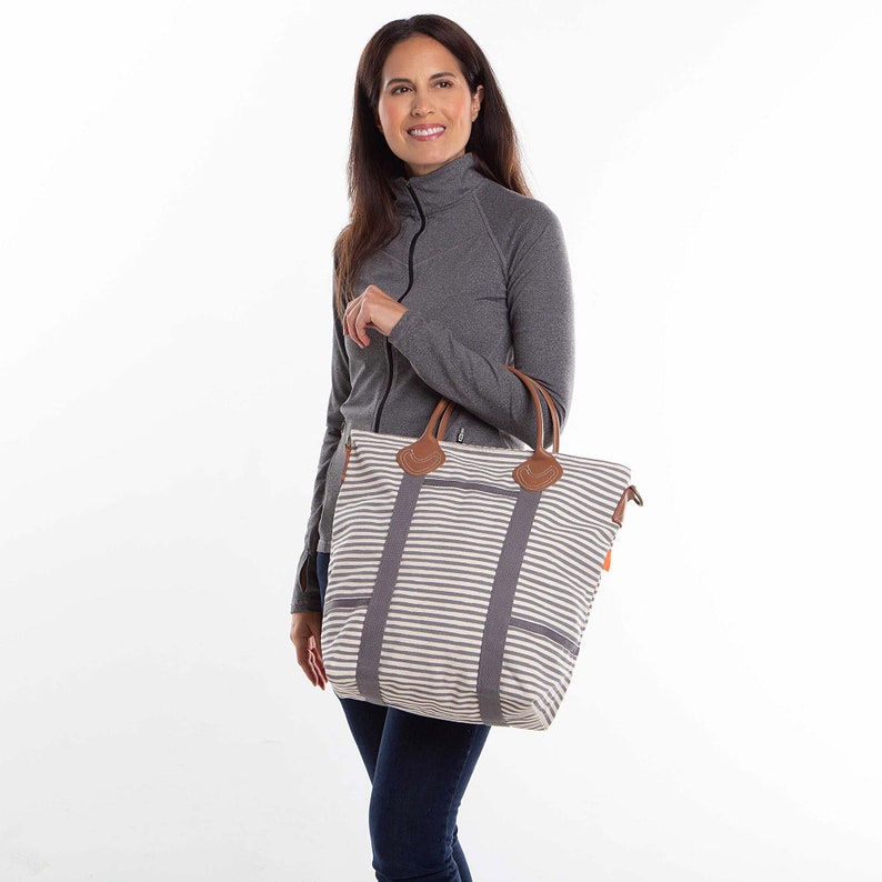 Monogrammed Canvas Flight Bag