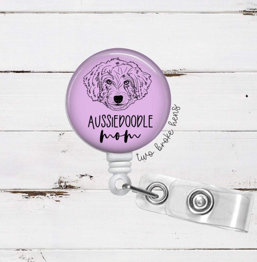 Aussiedoodle Mom Badge Reel