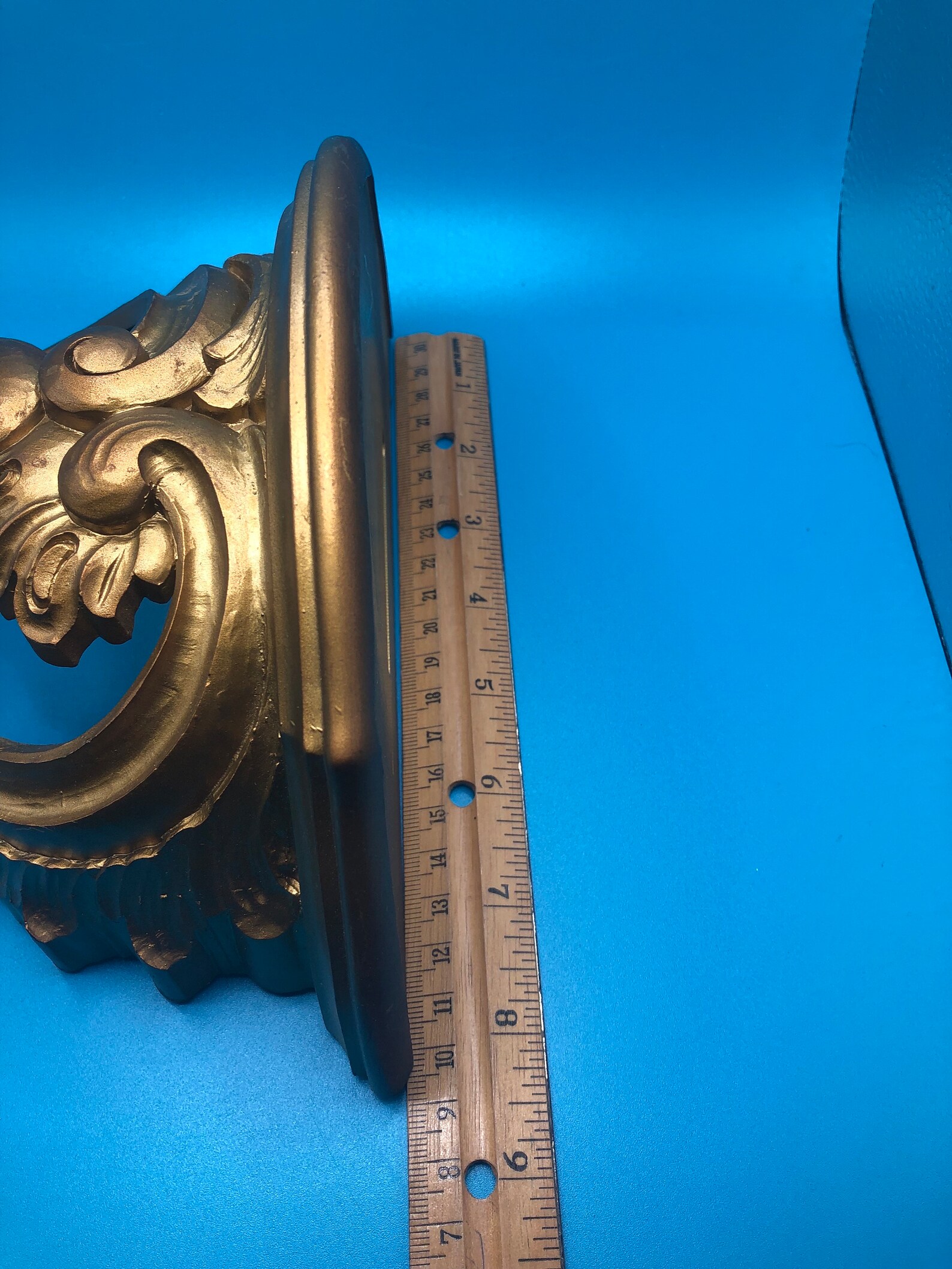 Vintage Syroco Wall Shelf Gilt Hollywood Regency Style Etsy