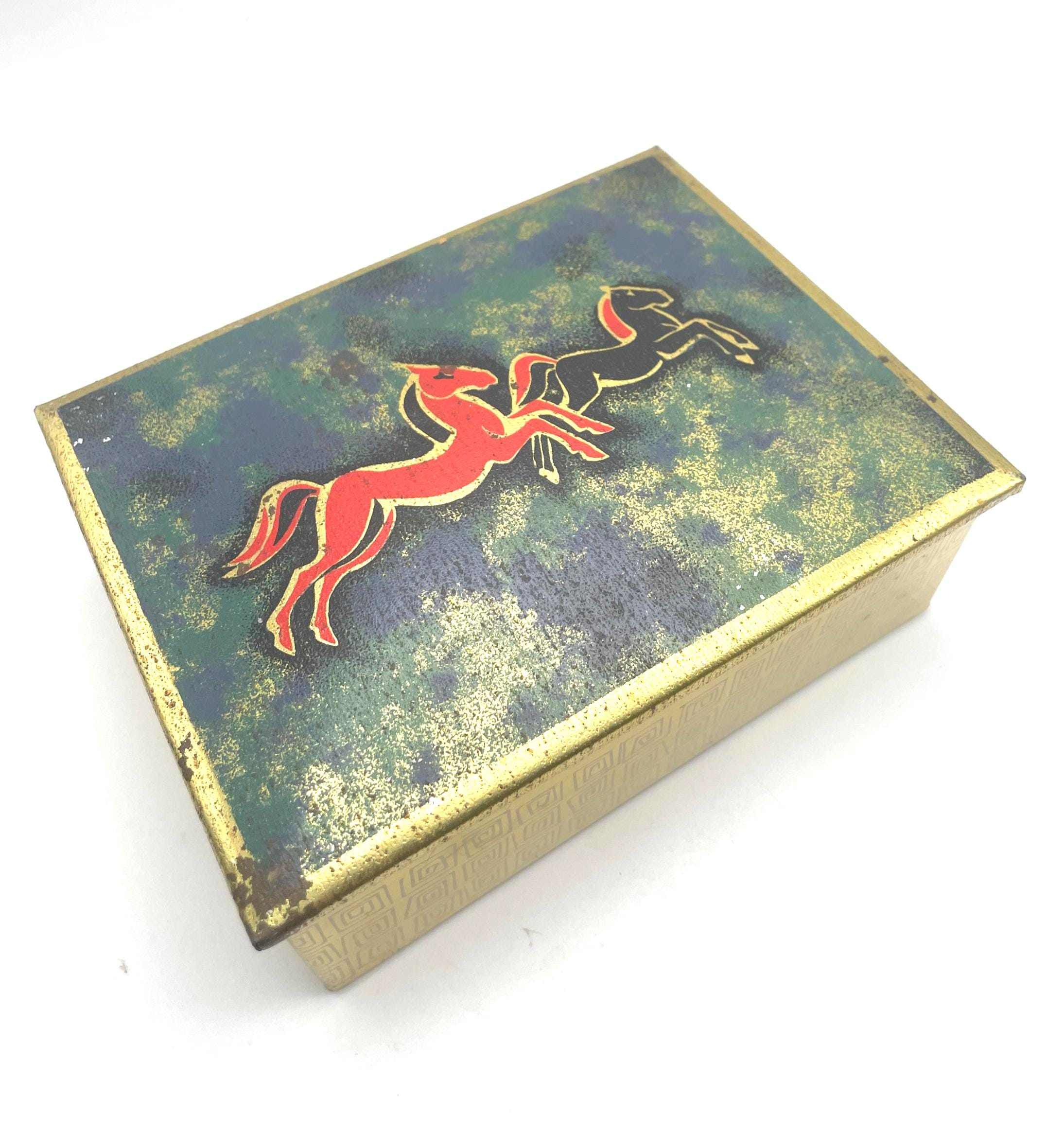 West German Vintage Metal Boxes - Etsy
