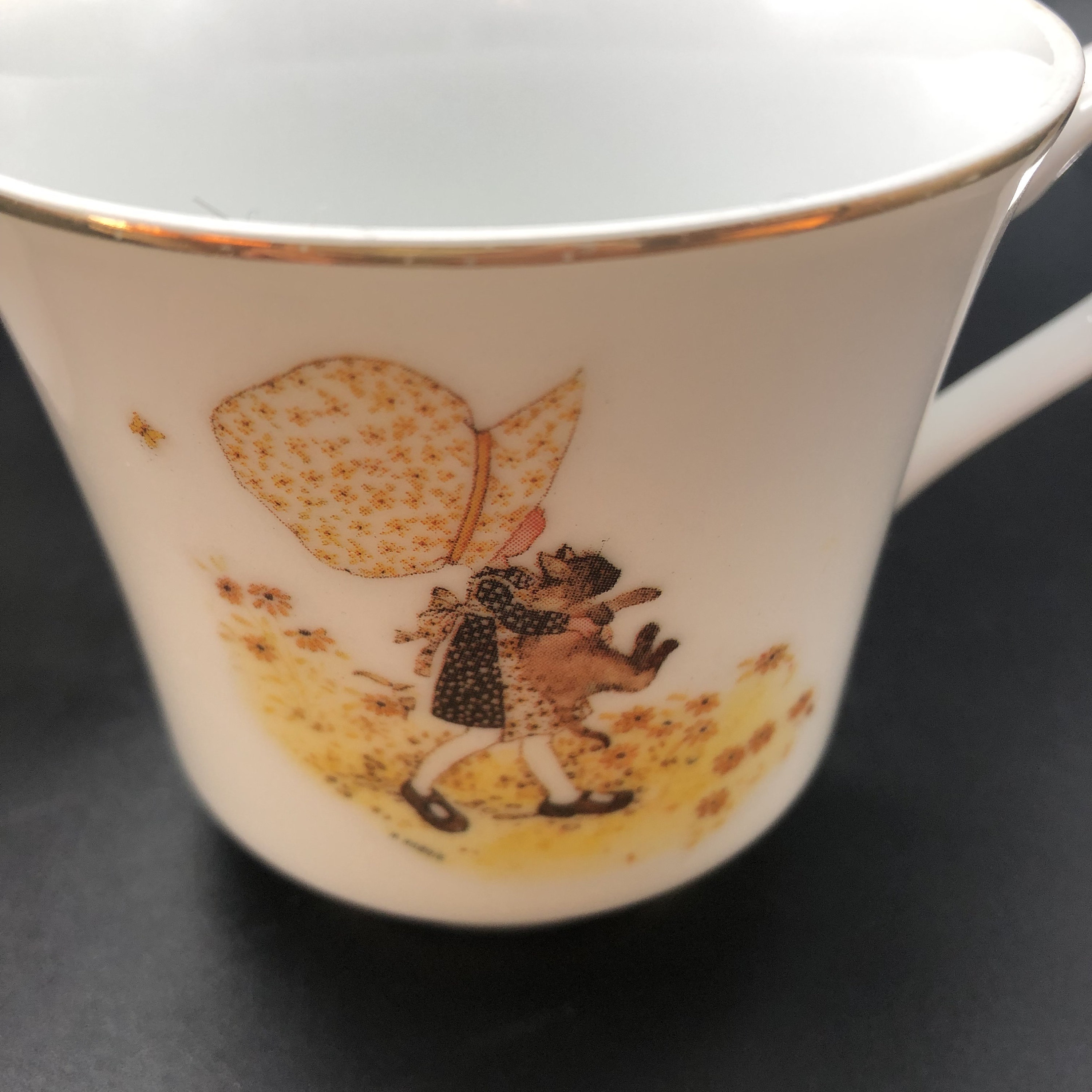 Tasse Vintage Holly Hobbie 1976 'Love Is The Little Things We Do' - Roth Greeting - Céramique
