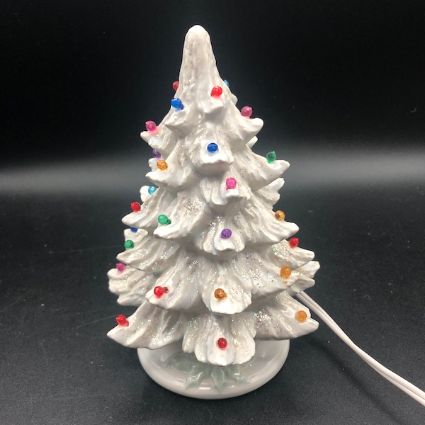 Ceramic Christmas Tree With Lights - Etsy