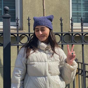 Fuzzy Cat Beanie