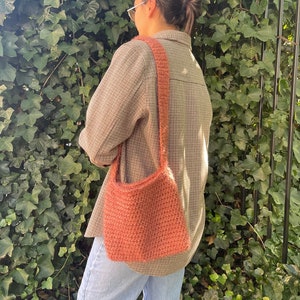 Fuzzy Crochet Tote