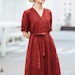 see more listings in the Kleid aus 100% Leinen section