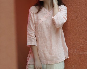 Vintage 2000s Banana Republic Linen Button Down / Size XXS