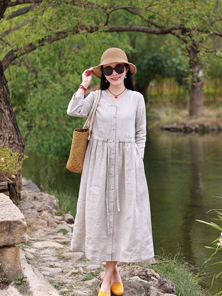 ワンピース andmary Dahlia tunic set up beige ANDMARY】Dahlia tunic