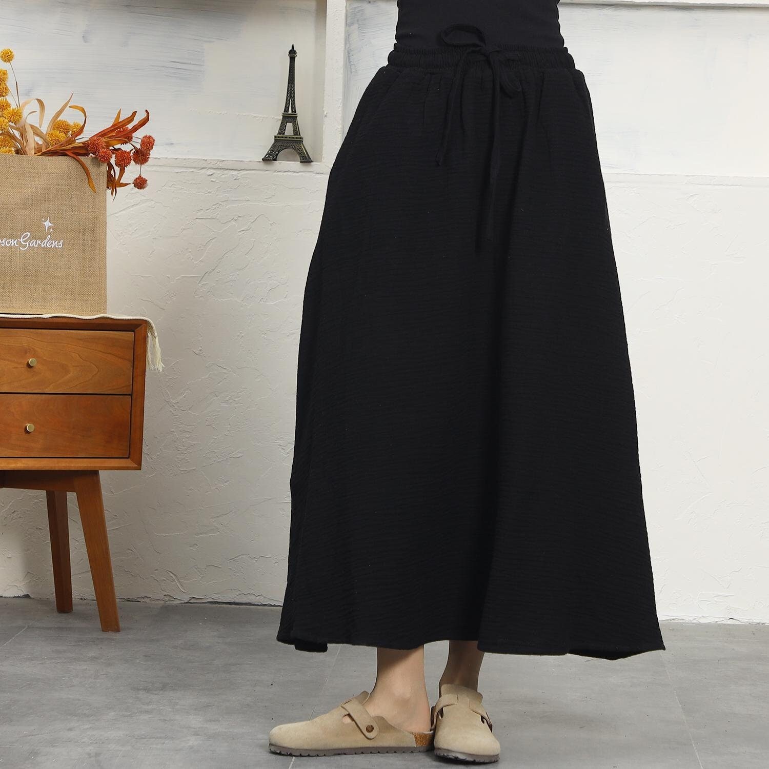 H Line Long Skirt - Etsy