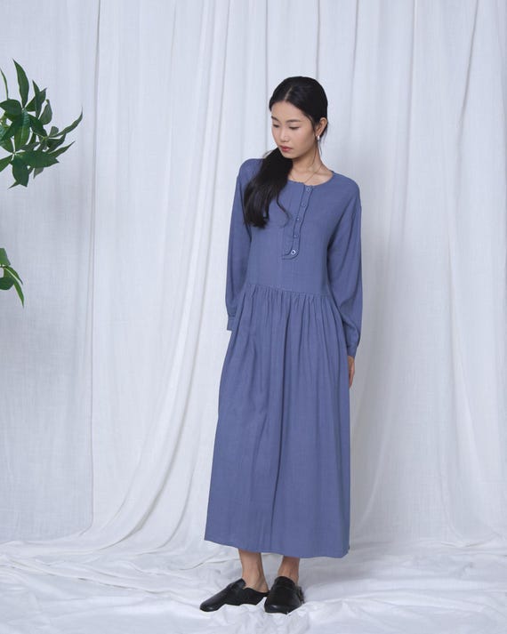 girl long sleeve dress Merino Wool Dress