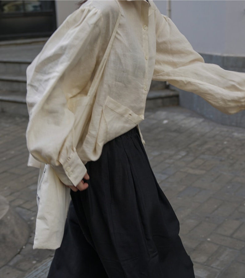 Vintage Lantern Sleeve Shirt