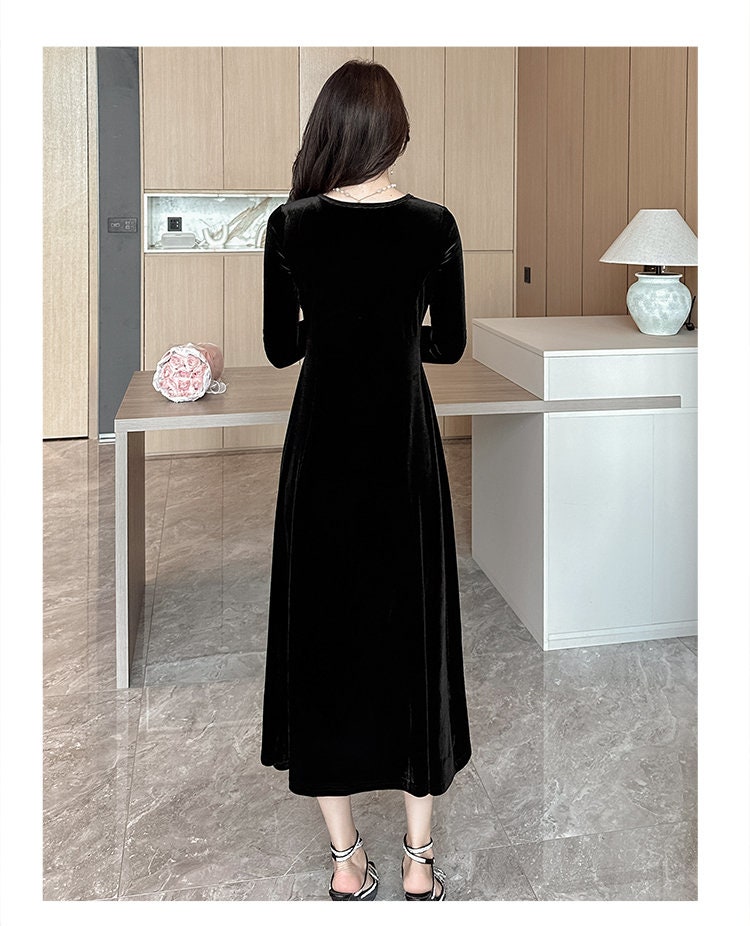 sachin and babi light blue dress Zomvaplus Size Velvet Wrap Dress Ruched Bodycon Dress Long Sleeves