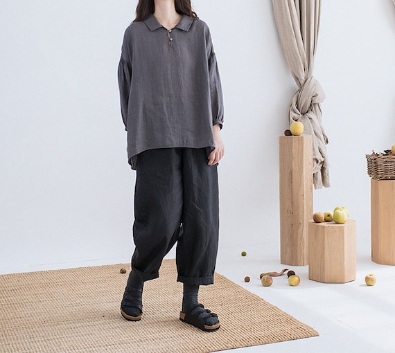 Blusas holgadas con botones new arrivals