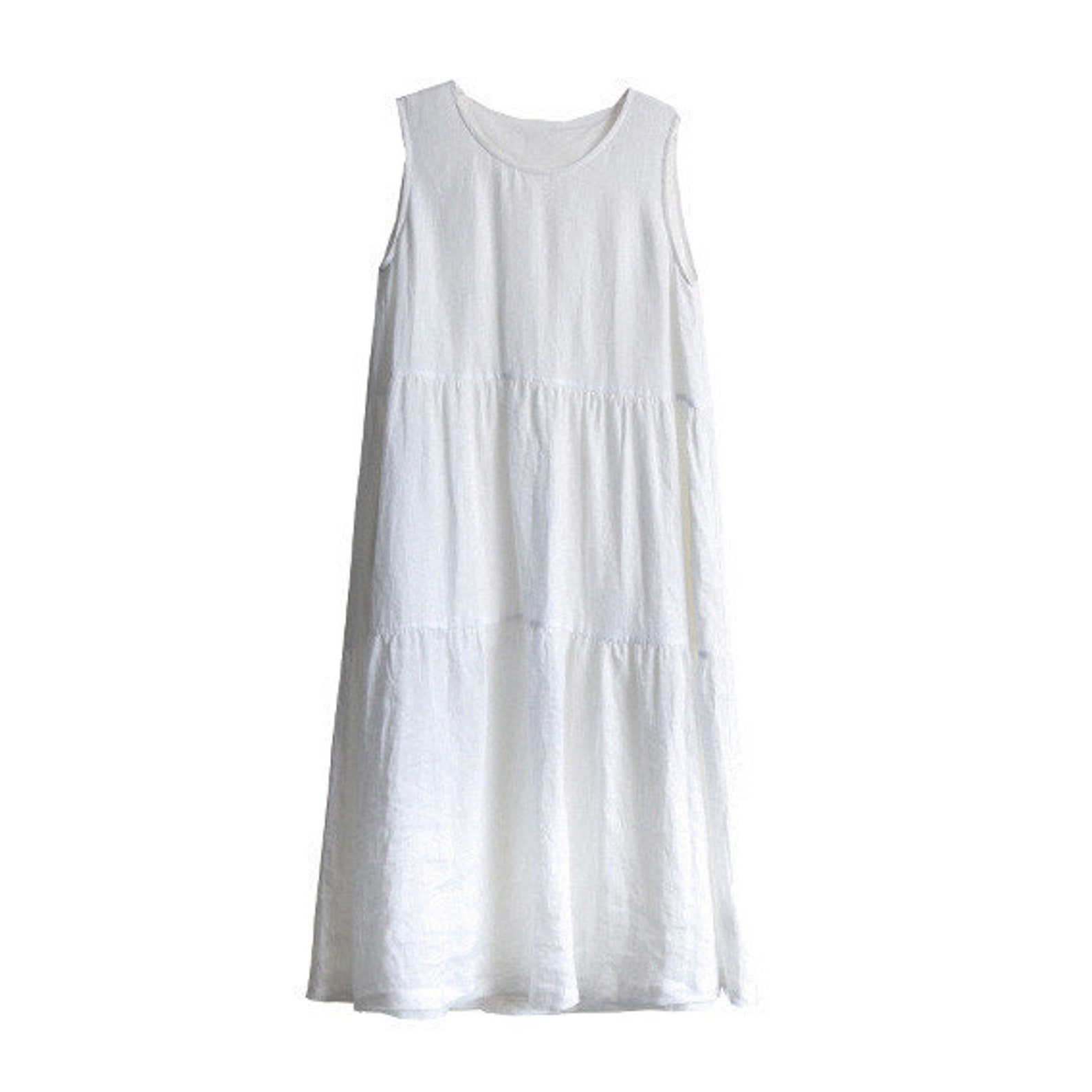 Women's Sleeveless Linen Desert Dress main image 1