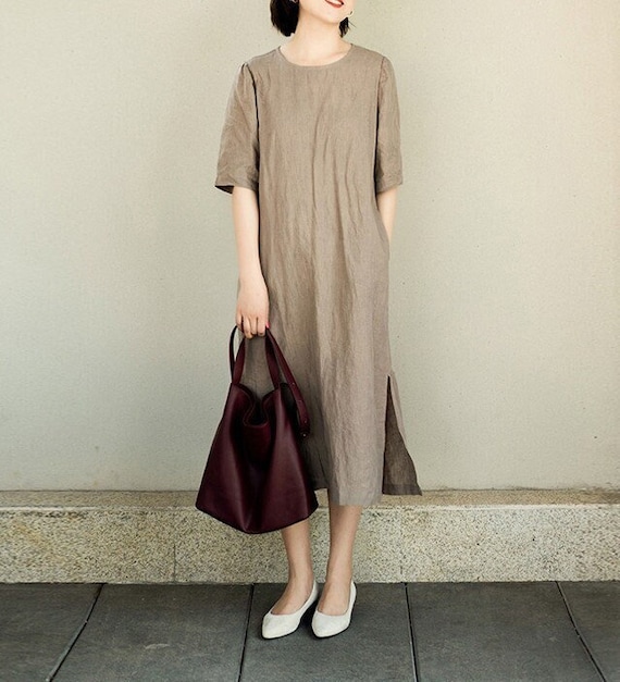 white christmas dresses Casual, Short Pocket Dress – Ornella Caftan™ main image 0