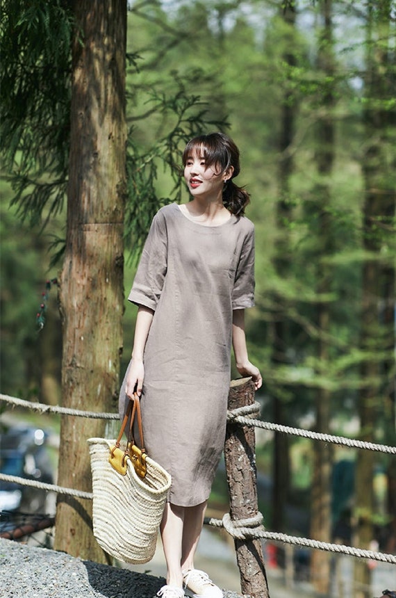 【HOBBS LONDON】Teagan Linen Dress リネンワンピース Petite Teagan Linen Dress | Hobbs US |