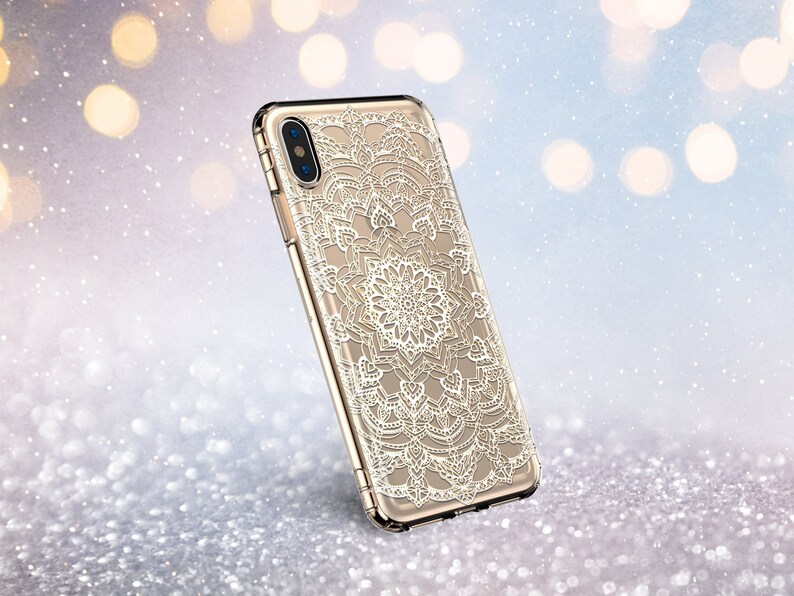 Mandala iPhone X Case iPhone 12 Case iPhone 12 Pro Max iPhone SE 2020 Case Samsung S10 Case Samsung S20 Plus Samsung S10e Case Henna Art