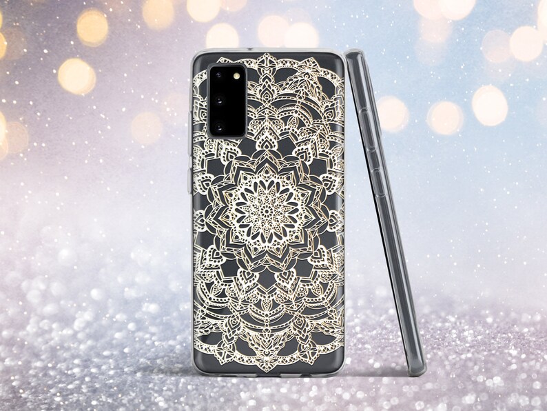 Mandala iPhone X Case iPhone 12 Case iPhone 12 Pro Max iPhone SE 2020 Case Samsung S10 Case Samsung S20 Plus Samsung S10e Case Henna Art