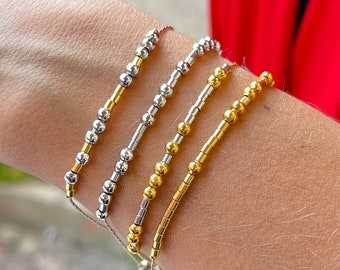 Personalisiertes Armband im Morsecode: Geheime Botschaft, Beads