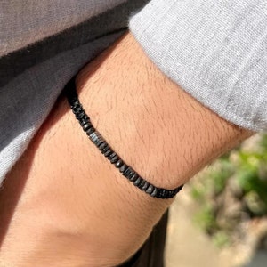 Custom Morse Code Bracelet, Personalized Morse Code Jewelry Gift for Men, Until We Meet Again Love You Bracelet, Loss Of A Baby Gift for Dad