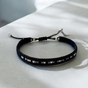 Für immer in meinem Herzen Morse-Code-Armband, Erinnerungsgeschenk für ihn, Verlust eines Vaters, Baby-Verlust-Geschenk, Fehlgeburts-Andenken für Männer