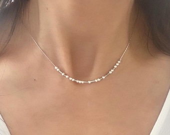 Personalized Morse Code Necklace: Sterling Silver Hidden Message Jewelry