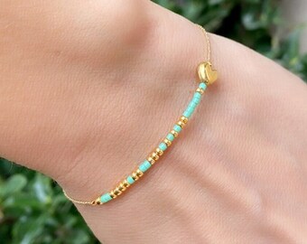 Custom Morse Code Bracelet: Personalized Beaded Secret Message