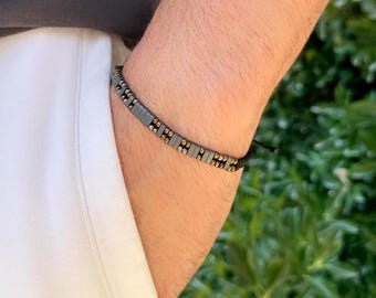 Pulsera con código Morse "Hasta que nos volvamos a encontrar", regalo de condolencia, pulsera conmemorativa, joyería para el duelo, regalo por la pérdida de un ser querido, pulsera de recuerdo.