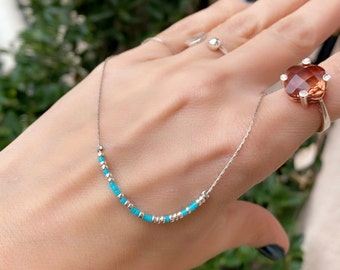 Custom Morse Code Necklace: Sterling Silver Hidden Message Jewelry