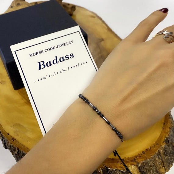 Daddy of an Angel Bracelet Gift for Husband,hidden Message Morse