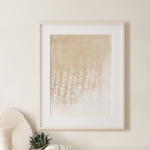 Earth tone wall art, Boho beach decor for livingroom, Coastal farmhouse print, Neutral abstract art, Modern coastal art