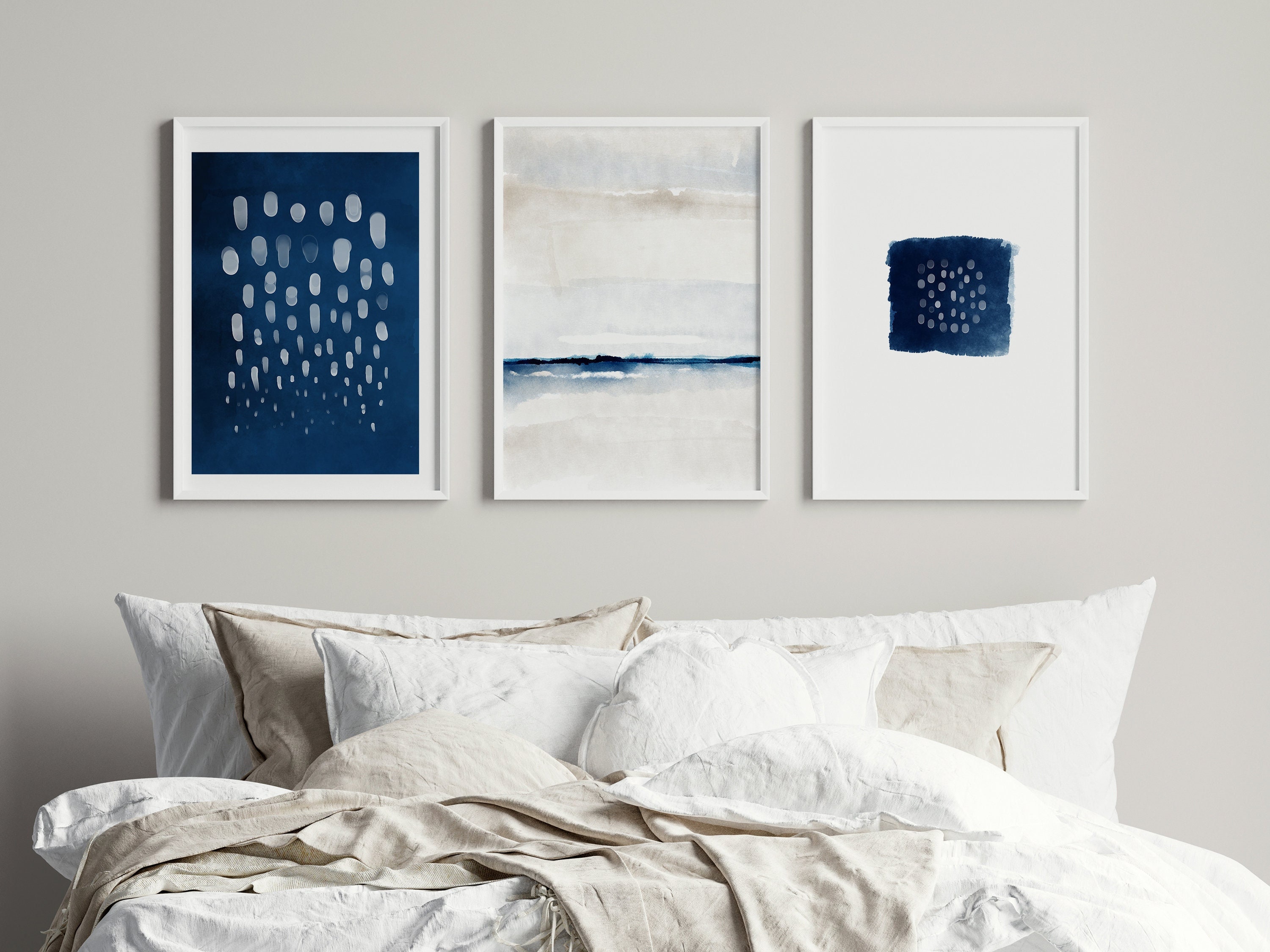 Downloadable Minimalist Print for Bedroom 3 Piece Wall Art - Etsy