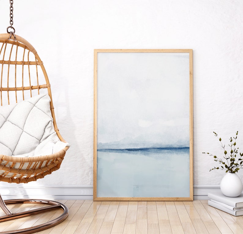 Coral Print, Coastal Print, Set of 2 Prints, Blue Beach House Wall Art ...