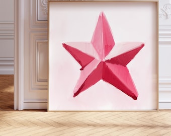 Christmas Printable Wall Art, Pink Christmas, Scandinavian Christmas Decoration, Holiday Decor, Cute Festive Poster, Feminine Art