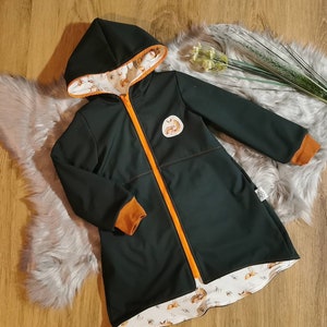 Softshell coat size 116 -handmade-