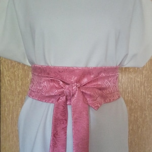 Obi Belt, Obi Belt Pink, Wrap Belt, Waist Belt, Widr Belt, Obi Sash Belt,  Obi Belt Fabric, Obi Waist Belt, Tie Belt, Women Wrap Belt,