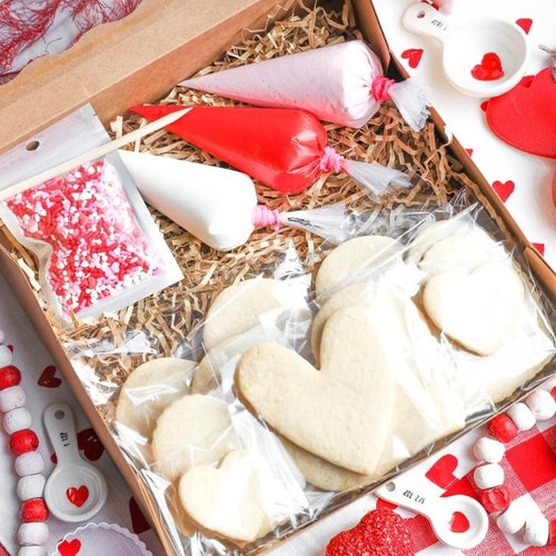 Valentines Day DIY Cookie Kit Valentines Day Zoom Party Etsy