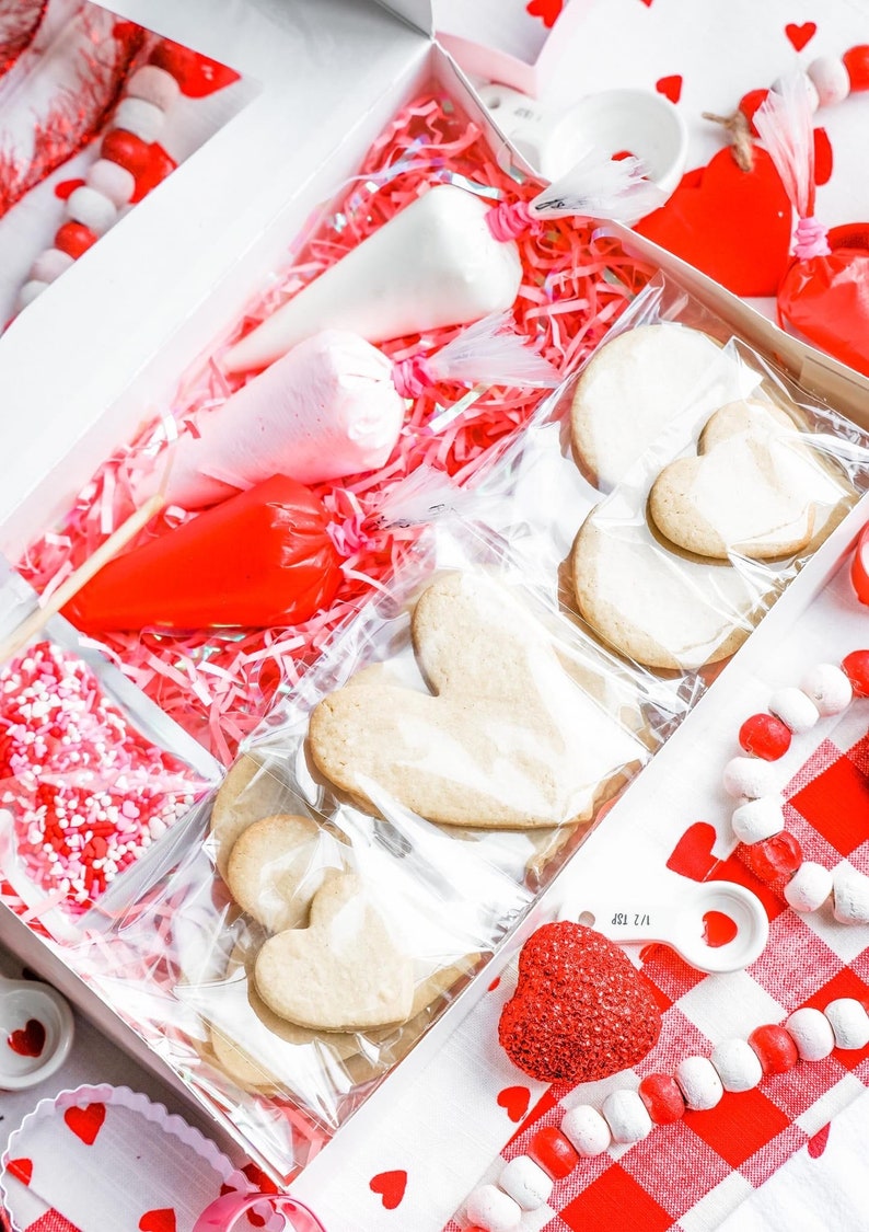 Valentines Day DIY Cookie Kit Valentines Day Zoom Party Etsy