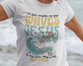 Kreuzfahrt Shirts 2023 Familienkreuzfahrt Shirts I Kreuzfahrt Shirts Familienurlaub 2023 Tshirt I Glaube basiert Jesus Anker Kreuzfahrt Salziges Reise-T-Shirt