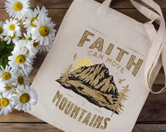 Jesus Tote Bag Eco Friendly Canvas Tote Bag | Christian Tote Bag Gift Aesthetic Tote Bag I Trendy Tote Bag Christian Girl Cottage Core Gifts