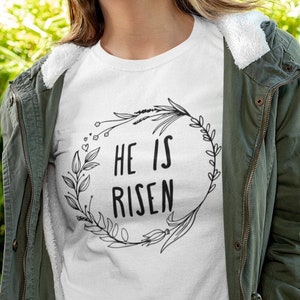 Easter Shirt Women Christian Crewneck Faith Doxology Gift T-Shirt I Doxology Verse Worship Tee I Bible Verse I Praise Be Jesus Christ Prayer