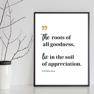 Dalai Lama cita decoración de arte de pared. Tipografía budista moderna, palabras inspiradoras y citas, impresiones de citas en la pared. Citas y palabras inspiradoras