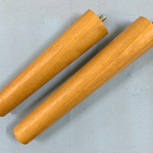 Vintage Mid Century Modern MCM new replacement Wood Furniture legs