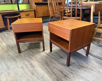 Mid Century Teak Night Tables