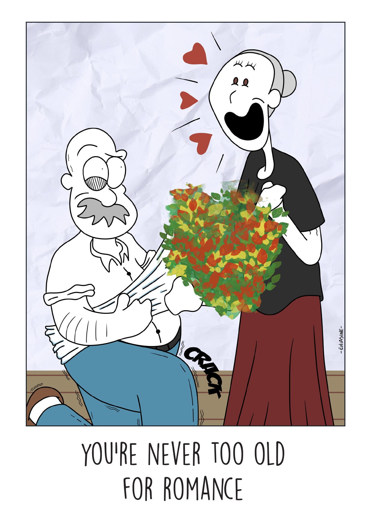 Old English Co. Valentinstagskarte 'You're My Lobster' – Witzige Romantische Karte Für Partner, Blanko Innen, 15 X 15 Cm